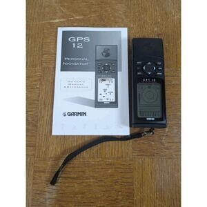 Garmin GPS 12 Channel GPS Personal‎ Navigator Hiking Trekking Handheld - TESTED